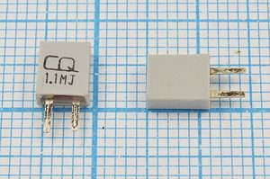 Кварцевый резонатор 1,1 МГц - 1100 C05x2x06P2 ZTB1,1MJ 2P