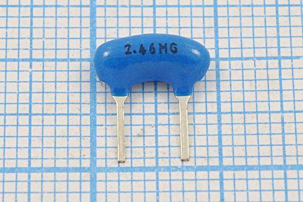 Кварцевый резонатор 2,46 МГц - 2460 C09x5x05P2 ZTA2,46MG 2P