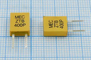 Кварцевый резонатор 0,4 МГц - 400 C08x4x09P2 ZTB400P 2P