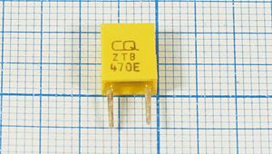 Кварцевый резонатор 0,47 МГц - 470 C07x4x09P2 /-20~80C ZTB470E (CQ ZTB470E)