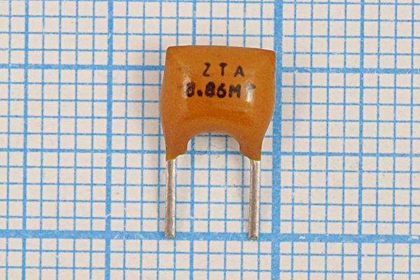 Кварцевый резонатор 8,867 МГц - 8867 C07x5x08P2 ZTA8,86MT 2P (ZTA8.86MT)