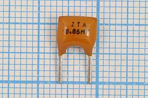 Кварцевый резонатор 8,867 МГц - 8867 C07x5x08P2 ZTA8,86MT 2P (ZTA8.86MT)