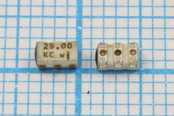 Кварцевый резонатор 25 МГц - 25000 C03221C3 5000 3000/-20~80C SSR25,00BR03-AP