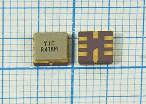 Кварцевый резонатор 418 МГц - 418000 S05050C8 180 HDR418MS3-01A (YIC R418) Кварцевый резонатор 418 МГц - 418000 S05050C8 180 HDR418MS3-01A (YIC R418)
