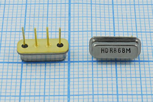 Кварцевый резонатор 868 МГц - 868000 F11 290 HDR868MF11 4P