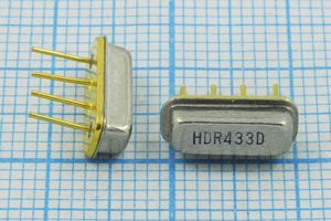 Кварцевый резонатор 433,92 МГц - 433920 F11 230 HDR433DF11-03A 2-х порт (HDR433D Кварцевый резонатор 433,92 МГц - 433920 F11 230 HDR433DF11-03A 2-х порт (HDR433D
