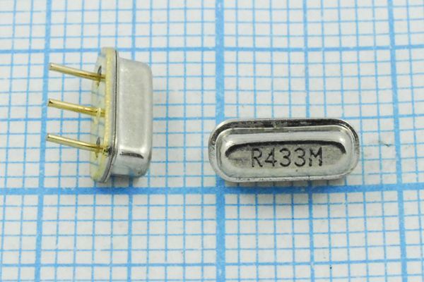 Кварцевый резонатор 433,92 МГц - 433920 D11 175 HDR433MD11-89 (R433M)