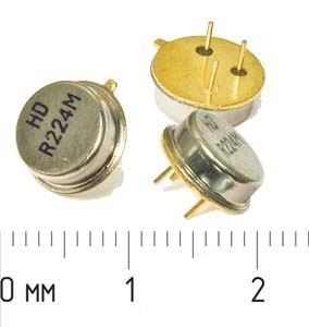 Кварцевый резонатор 224 МГц - 224000 TO39 335 HDR224MTO 3P (HDR224M)
