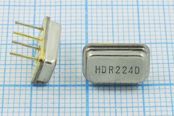 Кварцевый резонатор 224,5 МГц - 224500 F16 220 HDR224D 4P 2-х порт