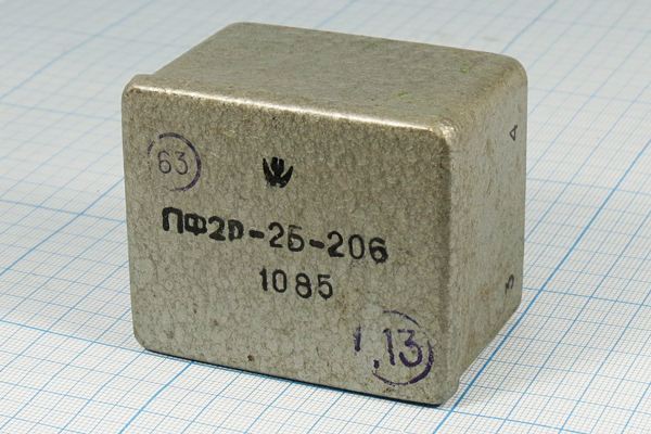 Кварцевый фильтр реж ПФ2Р-2Б-206
