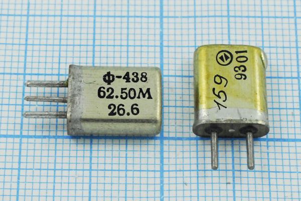 Кварцевый фильтр 62500 пол 26,6/3 HC50U ФП2П8-438-62,50М-26,6