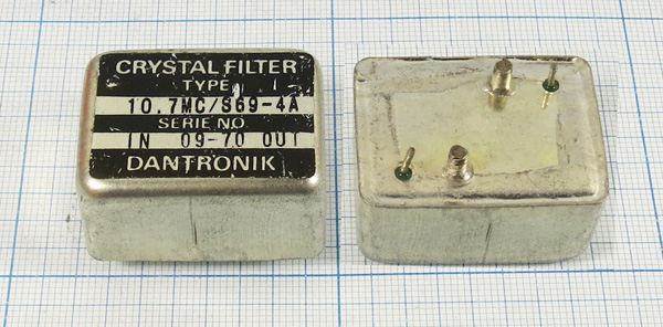 Кварцевый фильтр 10700 пол 15/ 10,7MC/S69-4A DANTRONIC