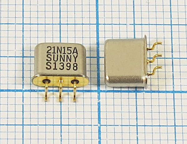 Кварцевый фильтр 21400 пол 15/3 SMD-UM5-3 3P 21N15A 2пор