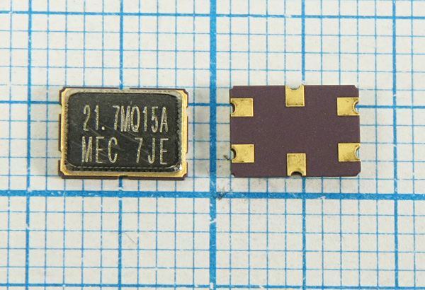 Кварцевый фильтр 21700 пол 15/3 SMD07050C6 21,7MQ15A 2пор
