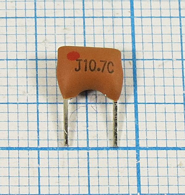 Кварцевый фильтр 10700 дис CDAL 2P JT10,7MC1-A (кр)лев (J10.7C