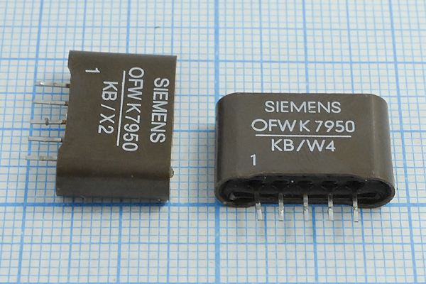 Кварцевый фильтр 38000 пол SIP5L 5P OFWK7950 паян