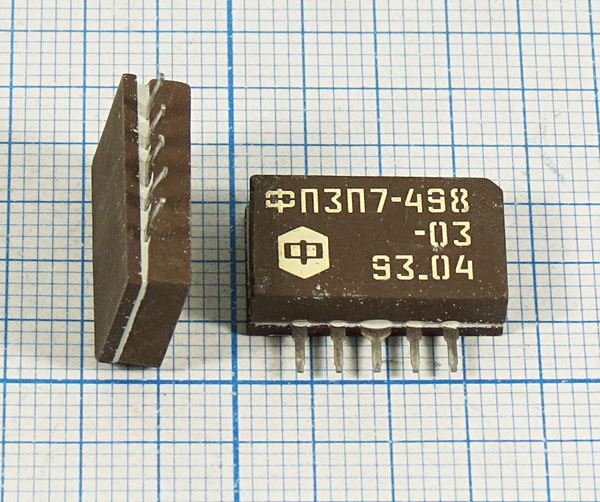 Кварцевый фильтр 38000 пол SIP5K 5P ФП3П7-498-03