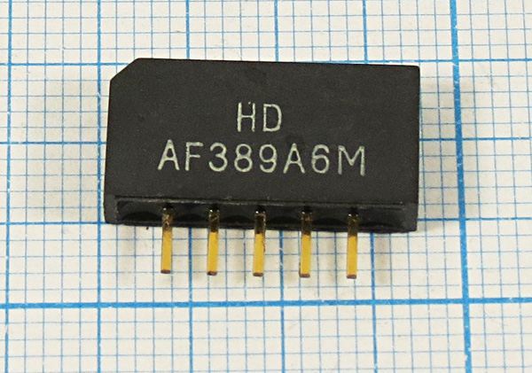 Кварцевый фильтр 38900 пол SIP5K 5P HDAF389A6M BG/DK/I SDE