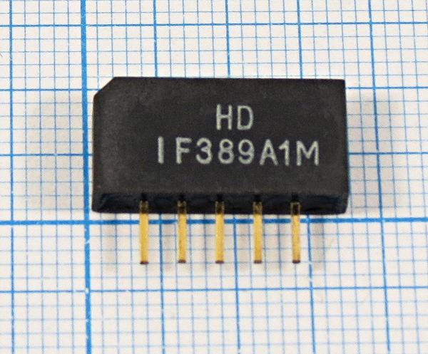 Кварцевый фильтр 38900 пол SIP5K 5P HDIF389A1M BG SDE