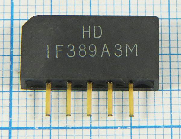Кварцевый фильтр 38900 пол SIP5K 5P HDIF389A3M NTSC/PAL/SECAM