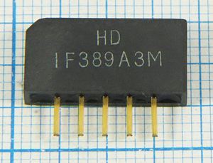 Кварцевый фильтр 38900 пол SIP5K 5P HDIF389A3M NTSC/PAL/SECAM