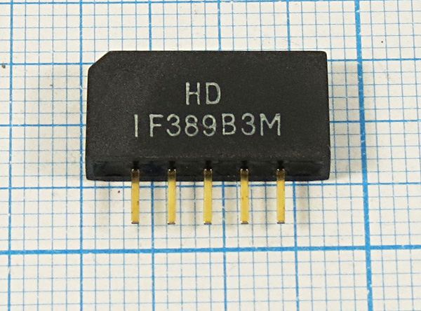 Кварцевый фильтр 38900 пол SIP5K 5P HDIF389B3M BG/DK SDE