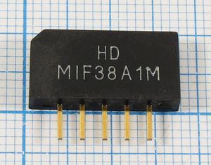 Кварцевый фильтр 38000 пол SIP5K 5P HDMIF38A1M BG/DK/MN/L SDE