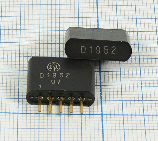 Кварцевый фильтр 38000 пол SIP5L 5P D1952 DK