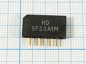 Кварцевый фильтр 33400 пол 500/3 SIP5K HDBF33A1M NTSC/PAL/SECAM