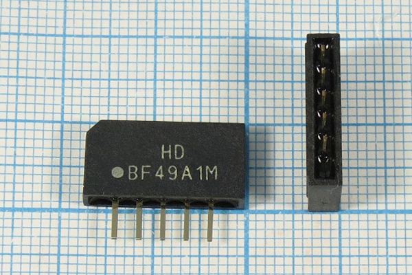 Кварцевый фильтр 49125 пол 720/3 SIP5K HDBF49A1M (HDBF49A1M)