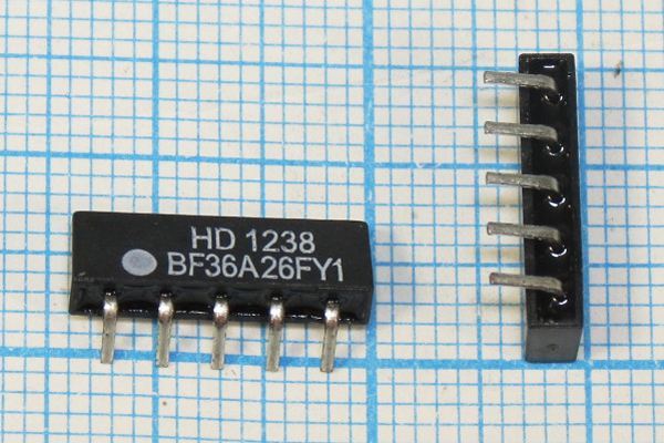Кварцевый фильтр 36125 пол 7700/3 SIP5D 5P HDBF36A26FY SDE