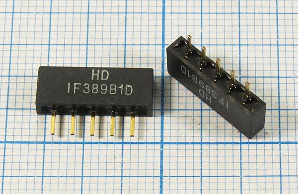 Кварцевый фильтр 38900 пол SIP5D 5P HDIF389B1D BG/DK SDE