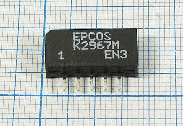 Кварцевый фильтр 38900 пол SIP5K B39389-K2967-M100 BG/DK EPCOS