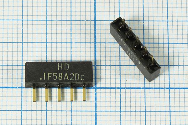 Кварцевый фильтр 58750 пол SIP5D 5P HDIF58A2D SDE