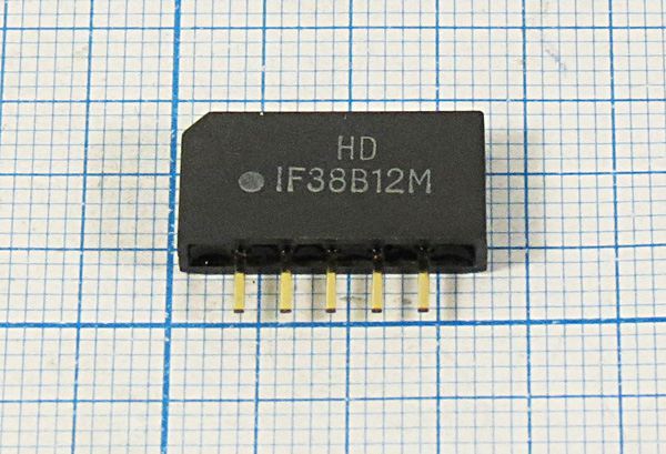 Кварцевый фильтр 38000 пол SIP5K 5P HDIF38B12M SDE