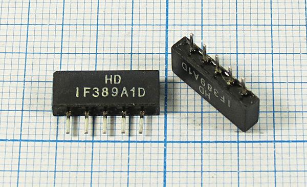 Кварцевый фильтр 38900 пол SIP5D 5P HDIF389A1D BG SDE