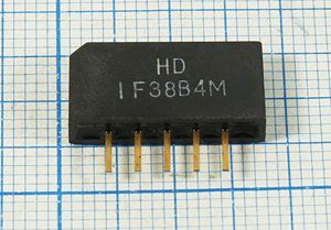 Кварцевый фильтр 38000 пол SIP5K 5P HDIF38B4M BG/DK SDE