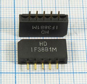 Кварцевый фильтр 38000 пол SIP5K 5P HDIF38B1M BG/DK SDE
