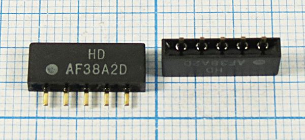 Кварцевый фильтр 38000 пол SIP5D 5P HDAF38A2D BG/DK/I/MN SDE
