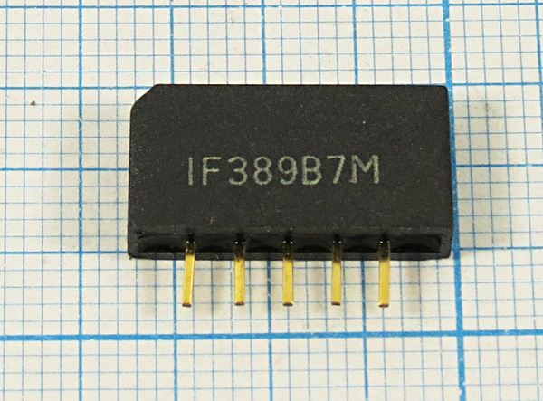 Кварцевый фильтр 38900 пол SIP5K 5P HDIF389B7M SDE