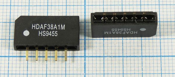 Кварцевый фильтр 38000 пол SIP5K 5P HDAF38A1M BG/DK/I SDE