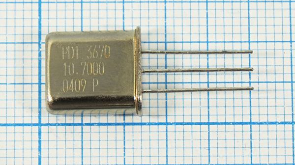Кварцевый фильтр 10700 пол /3 HC49T-3 3P FTR-3670 2пор PDI