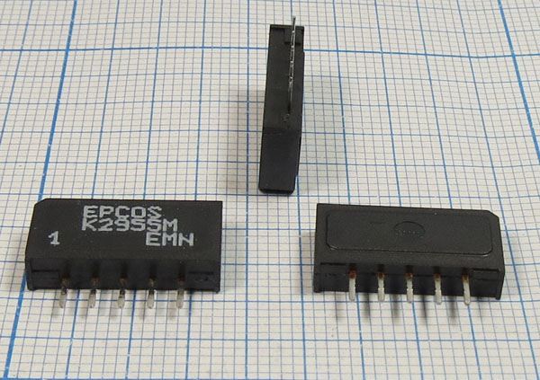 Кварцевый фильтр 38900 пол SIP5K 5P B39389-K2955-M100 BG/DK