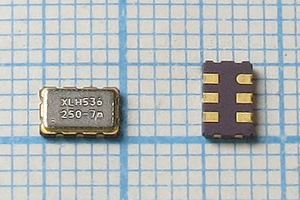 Кварцевый генератор 250 МГц - 250000 SMD05032C6 CM 3,3В XLH536 FOX Кварцевый генератор 250 МГц - 250000 SMD05032C6 CM 3,3В XLH536 FOX