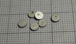 Ультразвуковой пьезоэлемент из пьезокерамики d4x1мм ДИСК ЦТС-19