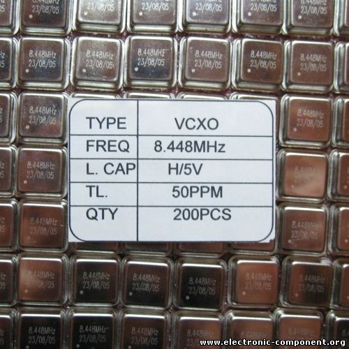 Кварцевый генератор 8448 КГц - 3H53-DT-8,448 SMD 05-03 3.3в TTL/CMOS МЕС