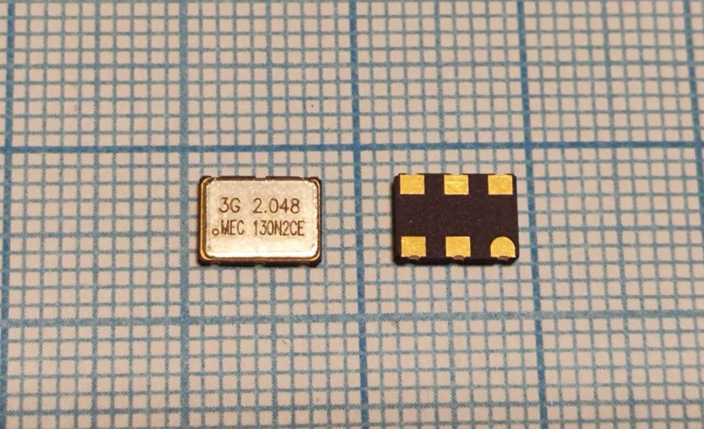 Кварцевый генератор 2.048 МГц - 3G576-D-130-2.048MHz 3.3B МЕС