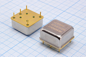 Кварцевый генератор 50 МГц - 50000 VCOCXO 20x20x12 SIN 12В OCXO-20 SC-cut