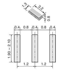 Кварцевый резонатор 10 МГц - 10000 C03213C3 5000 2000/-20~80C CSTCE10,00MG