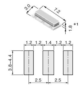 Кварцевый резонатор 3,68 МГц - 3680 C07230C3 4000 CSTCC3,68MG-TC